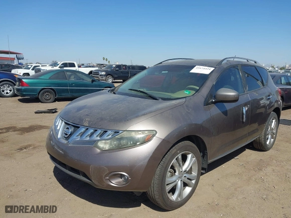 2009 Nissan Murano SL with VIN JN8AZ18W99W153743, listed as a IAAI auction lot 41674424 with 195,750 mi miles. Bid and sale history available at carsss.com. Image 2.