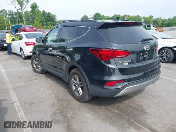 2017 Hyundai Santa Fe 2.4L with VIN 5NMZUDLB4HH030064, listed as a IAAI auction lot 42288147 with 89,297 mi miles and . Bid and sale history available at DreamBid. Image 3.