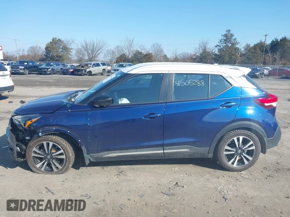 2018 Nissan Kicks SV with VIN 3N1CP5CUXJL525112, listed as a IAAI auction lot 41505288 with 50,019 mi miles and . Bid and sale history available at DreamBid. Image 14.