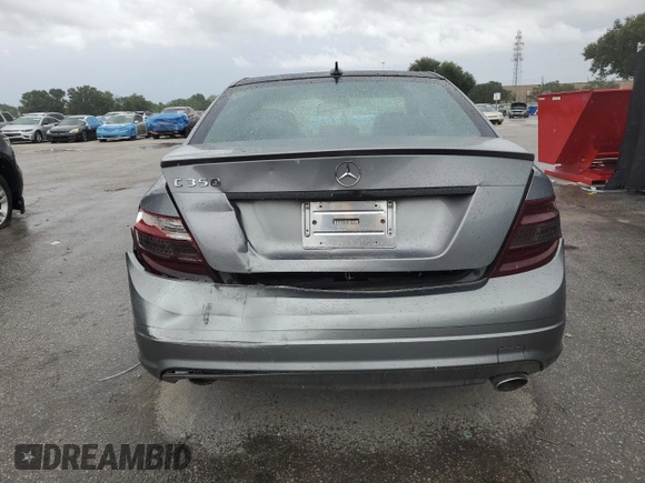2008 Mercedes-Benz C 350 Sport with VIN WDDGF56X28F045891, listed as a Copart auction lot 62708985 with Not provided miles and Salvage title. Bid and sale history available at DreamBid. Image 6.