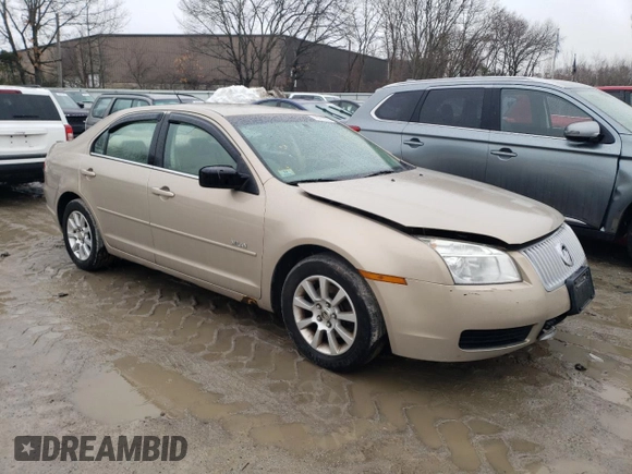 2007 Mercury Milan with VIN 3MEHM07Z57R671796, listed as a Copart auction lot 46279735 with 48,828 mi miles and Clean title. Bid and sale history available at DreamBid. Image 4.