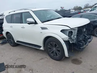 2019 Nissan Armada Platinum with VIN JN8AY2NF3K9351848, listed as a IAAI auction lot 41269855 with 92,715 mi miles. Bid and sale history available at carsss.com. Image 1.