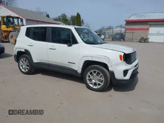 2023 Jeep Renegade Upland with VIN ZACNJDB19PPP67153, listed as a IAAI auction lot 42058104 with 26,173 mi miles. Bid and sale history available at carsss.com. Image 1.