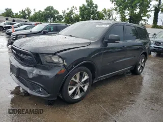2015 Dodge Durango R/T z VIN 1C4SDJCT6FC766458, wystawiony jako Copart lot #59591145 z przebiegiem 188 954 mil mil oraz Szkoda całkowita • Salvage title. Historia ofert i sprzedaży dostępna na DreamBid. Obrazek 1.