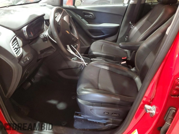 2018 Chevrolet Trax LT with VIN 3GNCJPSB0JL223720, listed as a Copart auction lot 53514395 with 60,520 mi miles and Salvage Title. Bid and sale history available at DreamBid. Image 7.