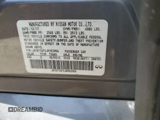 2018 Infiniti Q50 Luxe with VIN JN1EV7AP2JM362954, listed as a Copart auction lot 57292915 with 161,208 mi miles and Salvage title. Bid and sale history available at DreamBid. Image 12.