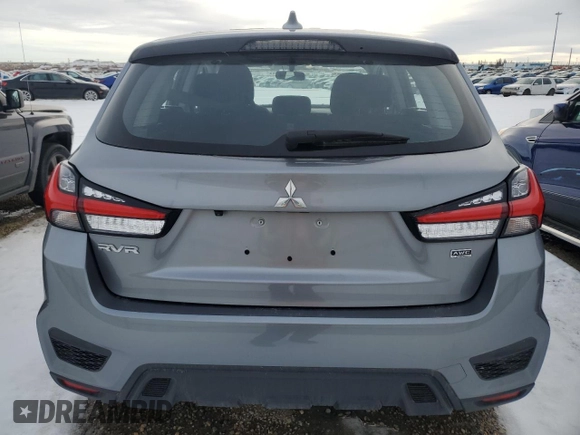 2021 Mitsubishi Outlander Sport ES with VIN JA4AJUAU4MU606470, listed as a Copart auction lot 87501685 with 22,975 mi miles and Salvage title. Bid and sale history available at DreamBid. Image 6.