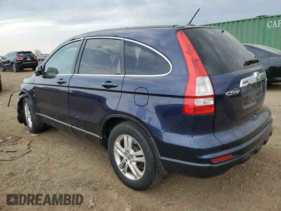 2011 Honda CR-V EX-L with VIN 5J6RE4H74BL024850, listed as a Copart auction lot 49392135 with 159,264 mi miles and Salvage Title. Bid and sale history available at carsss.com. Image 2.
