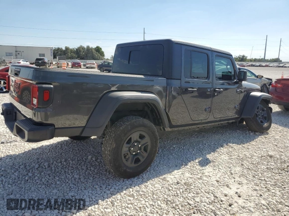 2023 Jeep Gladiator Sport z VIN 1C6HJTAG1PL577844, wystawiony jako Copart lot #73632474 z przebiegiem 20 527 mil mil oraz Szkoda całkowita • Salvage title. Historia ofert i sprzedaży dostępna na DreamBid. Obrazek 3.