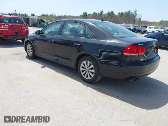 2012 Volkswagen Passat S with VIN 1VWAP7A39CC025836, listed as a IAAI auction lot 42148349 with 215,546 mi miles and . Bid and sale history available at DreamBid. Image 3.