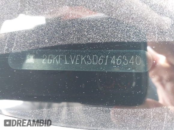 2013 GMC Terrain SLT с VIN 2GKFLVEK3D6146340, выставлен на аукционе IAAI как лот 42395132 с пробегом Не указан миль и . История ставок и продаж доступна на DreamBid. Изображение 9.