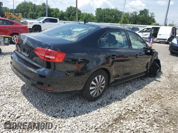 2015 Volkswagen Jetta S z VIN 3VW2K7AJ4FM407079, wystawiony jako Copart lot #61793135 z przebiegiem 101 772 mil mil oraz Szkoda całkowita • Salvage title. Historia ofert i sprzedaży dostępna na DreamBid. Obrazek 3.