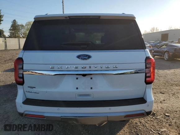 2022 Ford Expedition Limited z VIN 1FMJU2AT0NEA31719, wystawiony jako Copart lot #53566575 z przebiegiem 41 753 mil mil oraz Szkoda całkowita • Salvage title. Historia ofert i sprzedaży dostępna na DreamBid. Obrazek 6.
