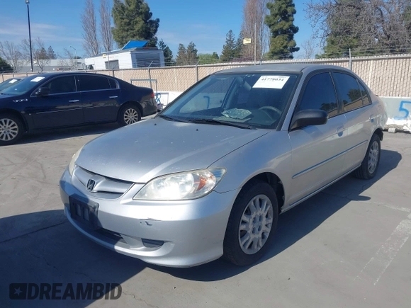 2005 Honda Civic LX z VIN JHMES16575S001231, wystawiony jako IAAI lot #41778034 z przebiegiem 231 791 mil mil oraz . Historia ofert i sprzedaży dostępna na DreamBid. Obrazek 2.