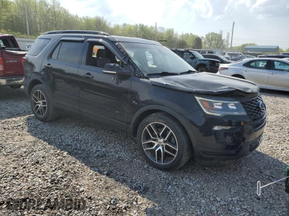 2018 Ford Explorer Sport z VIN 1FM5K8GT2JGC47958, wystawiony jako Copart lot #52446025 z przebiegiem 74 610 mil mil oraz Szkoda całkowita • Salvage title. Historia ofert i sprzedaży dostępna na DreamBid. Obrazek 4.