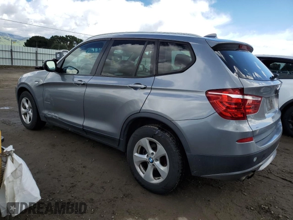 2012 BMW X3 28i with VIN 5UXWX5C55CL725394, listed as a Copart auction lot 48235345 with 132,791 mi miles and Salvage Title. Bid and sale history available at DreamBid. Image 2.