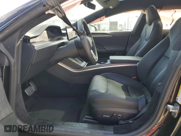 2023 Tesla Model S Plaid with VIN 5YJSA1E6XPF529847, listed as a Copart auction lot 48903675 with Not provided miles and Salvage title. Bid and sale history available at DreamBid. Image 7.