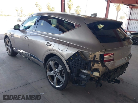 2021 Genesis GV80 with VIN KMUHCESC5MU031187, listed as a IAAI auction lot 42003804 with 65,909 mi miles and . Bid and sale history available at DreamBid. Image 3.