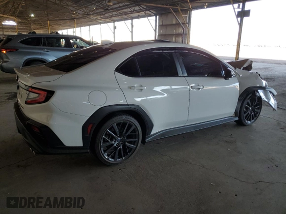 2022 Subaru WRX Limited with VIN JF1VBAL64N9023490, listed as a Copart auction lot 74286734 with 20,957 mi miles and Clean Title. Bid and sale history available at DreamBid. Image 3.