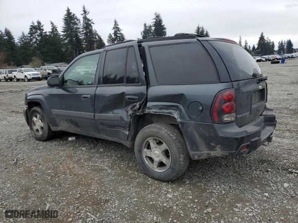 2005 Chevrolet TrailBlazer LS with VIN 1GNDT13S952352542, listed as a Copart auction lot 50801565 with NaN miles and Salvage Title. Bid and sale history available at carsss.com. Image 2.