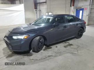 2025 Honda Civic Sport with VIN 2HGFE2F52SH524812, listed as a Copart auction lot 56414975 with 5,928 mi miles and Salvage title. Bid and sale history available at DreamBid. Image 1.