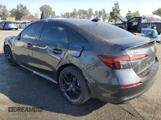 2025 Honda Civic Sedan Sport with VIN 2HGFE2F59SH518408, listed as a Copart auction lot 83813264 with 4,353 mi miles and Salvage Title. Bid and sale history available at carsss.com. Image 2.