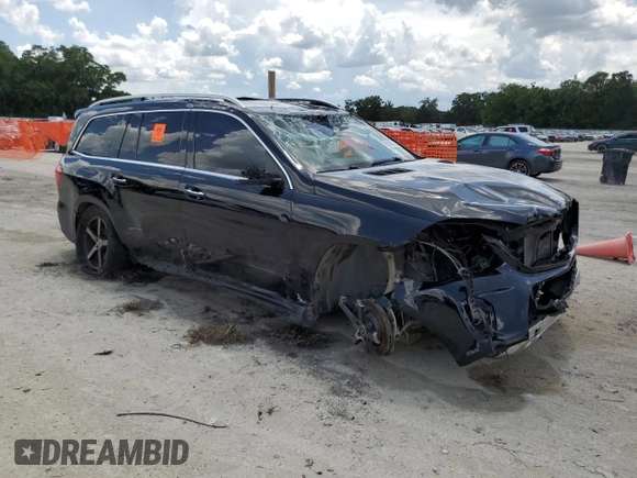 2019 Mercedes-Benz GLS 450 with VIN 4JGDF6EE9KB228489, listed as a Copart auction lot 60419515 with 46,148 mi miles and Non repairable. Bid and sale history available at DreamBid. Image 4.
