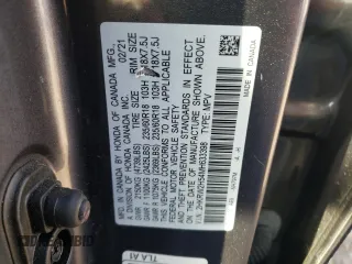 2021 Honda CR-V EX with VIN 2HKRW2H54MH633398, listed as a Copart auction lot 67128452 with 30,377 mi miles. Bid and sale history available at carsss.com. Image 10.