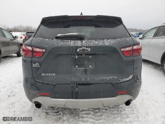 2019 Chevrolet Blazer with VIN 3GNKBCRS8KS585342, listed as a Copart auction lot 45980005 with 78,460 mi miles and Salvage Title. Bid and sale history available at carsss.com. Image 6.