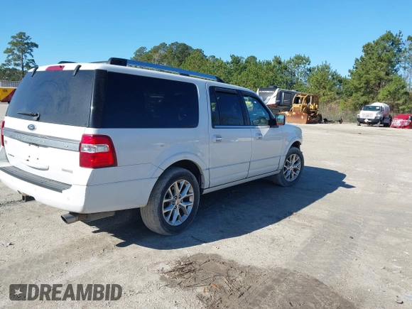 2015 Ford Expedition Max Limited with VIN 1FMJK2AT0FEF46677, listed as a IAAI auction lot 41821917 with 146,420 mi miles and . Bid and sale history available at DreamBid. Image 4.