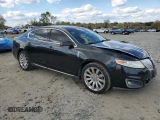 2009 Lincoln MKS with VIN 1LNHM94RX9G611741, listed as a Copart auction lot 52603085 with 89,136 mi miles and Salvage Title. Bid and sale history available at carsss.com. Image 4.