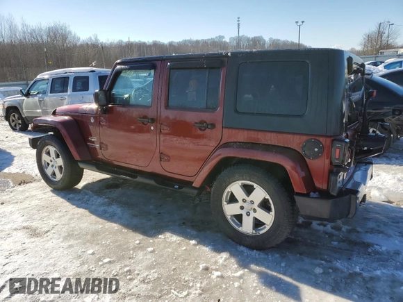 2008 Jeep Wrangler Unlimited Sahara with VIN 1J4GA59158L626362, listed as a Copart auction lot 87647045 with 179,547 mi miles and Non repairable. Bid and sale history available at DreamBid. Image 2.