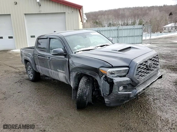 2023 Toyota Tacoma 4WD SR with VIN 3TYCZ5AN2PT156093, listed as a Copart auction lot 45577245 with 33,687 mi miles and Salvage Title. Bid and sale history available at carsss.com. Image 10.