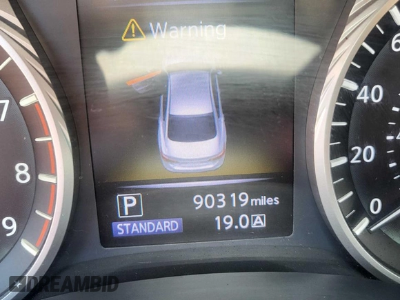 2018 Infiniti Q50 Red Sport 400 with VIN JN1FV7AR0JM481432, listed as a Copart auction lot 66191315 with 90,319 mi miles and Clean title. Bid and sale history available at DreamBid. Image 8.