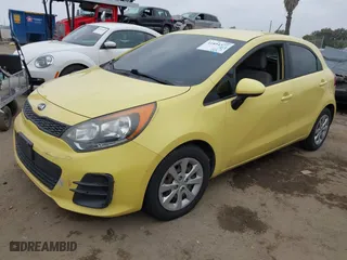 2016 Kia Rio LX with VIN KNADM5A33G6675776, listed as a IAAI auction lot 41894377 with 75,188 mi miles. Bid and sale history available at carsss.com. Image 2.
