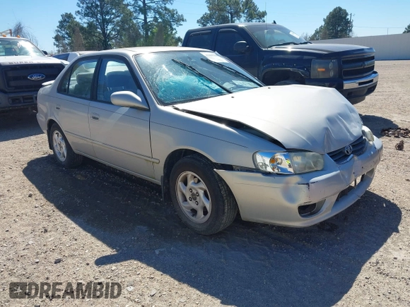 2002 Toyota Corolla CE with VIN 1NXBR12E92Z654340, listed as a IAAI auction lot 41805390 with 62,899 mi miles and . Bid and sale history available at DreamBid. Image 1.