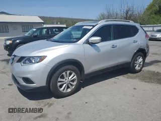 2015 Nissan Rogue SL with VIN 5N1AT2MV6FC870755, listed as a Copart auction lot 51959105 with 63,711 mi miles and Salvage Title. Bid and sale history available at carsss.com. Image 1.