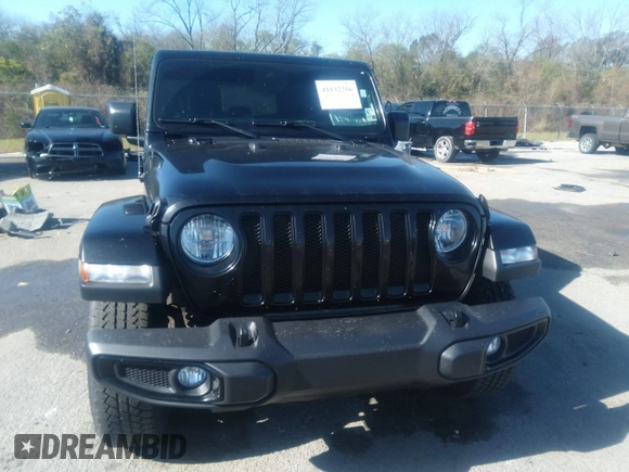 2023 Jeep Wrangler Sahara with VIN 1C4HJXEN9PW624996, listed as a IAAI auction lot 41132256 with 20,980 mi miles. Bid and sale history available at carsss.com. Image 13.