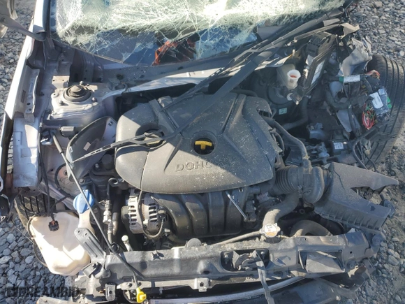 2016 Hyundai Elantra SE with VIN 5NPDH4AE3GH710356, listed as a Copart auction lot 52180295 with 0 mi miles and Non Repairable. Bid and sale history available at carsss.com. Image 12.