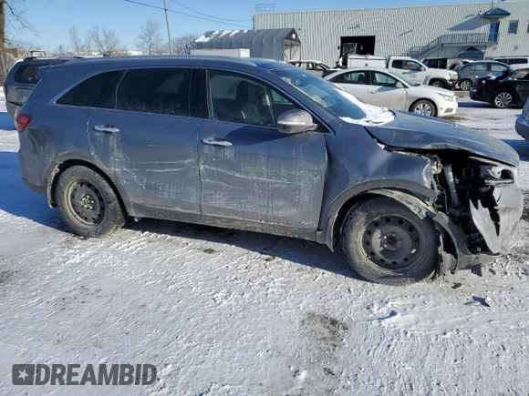 2020 Kia Sorento EX V6 with VIN 5XYPHDA57LG621081, listed as a Copart auction lot 43546465 with 107,182 mi miles and Salvage Title. Bid and sale history available at carsss.com. Image 4.