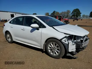 2020 Toyota Corolla LE with VIN 5YFHPRAE7LP020575, listed as a Copart auction lot 49132305 with 53,301 mi miles and Salvage Title. Bid and sale history available at DreamBid. Image 4.