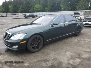 2007 Mercedes-Benz S 550 z VIN WDDNG86X07A108018, wystawiony jako Copart lot #57349965 z przebiegiem Nie podano mil oraz Czysty tytuł • Clean title. Historia ofert i sprzedaży dostępna na DreamBid. Obrazek 1.