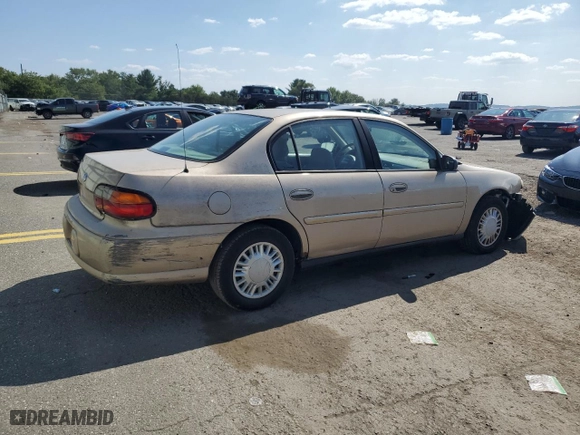 2001 Chevrolet Malibu with VIN 1G1ND52J216123769, listed as a Copart auction lot 68695424 with 85,381 mi miles and Salvage Title. Bid and sale history available at carsss.com. Image 3.