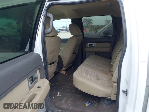 2009 Ford F-150 XL with VIN 1FTPW12V59KB43037, listed as a IAAI auction lot 41616739 with 215,383 mi miles. Bid and sale history available at carsss.com. Image 8.