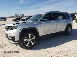 2021 Jeep Grand Cherokee Limited with VIN 1C4RJKBG9M8102107, listed as a Copart auction lot 46957745 with 35,571 mi miles and Salvage Title. Bid and sale history available at DreamBid. Image 1.