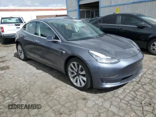 2020 Tesla Model 3 Long Range with VIN 5YJ3E1EB8LF712079, listed as a Copart auction lot 47967205 with Not Provided miles and Salvage Title. Bid and sale history available at DreamBid. Image 4.