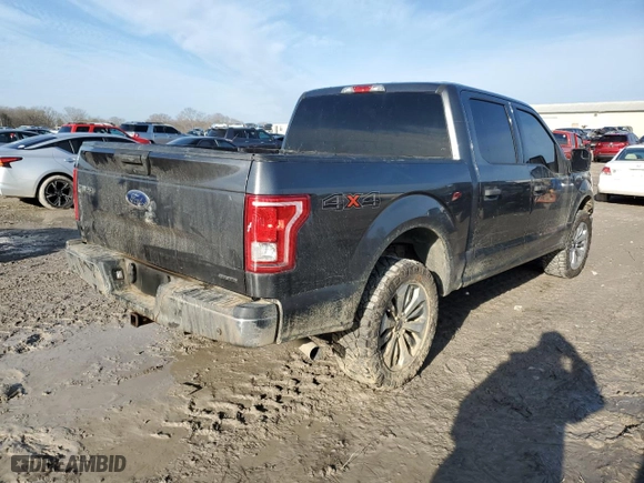 2016 Ford F-150 XLT with VIN 1FTEW1EF1GFD20720, listed as a Copart auction lot 45160935 with 185,825 mi miles and Salvage Title. Bid and sale history available at carsss.com. Image 3.