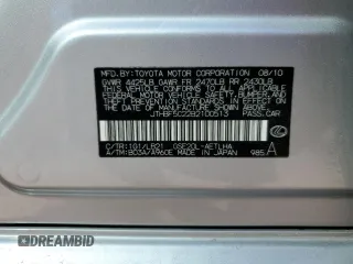 2011 Lexus IS 250 with VIN JTHBF5C22B2100513, listed as a Copart auction lot 49223335 with 224,006 mi miles and Salvage Title. Bid and sale history available at DreamBid. Image 14.
