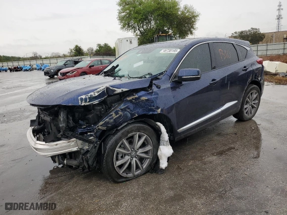 2021 Acura RDX w/Technology Package with VIN 5J8TC1H56ML011195, listed as a Copart auction lot 48973105 with 125,287 mi miles and Non Repairable. Bid and sale history available at carsss.com. Image 1.