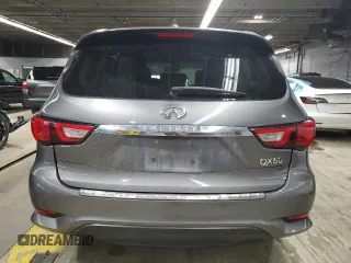 2017 Infiniti QX60 with VIN 5N1DL0MM4HC548613, listed as a Copart auction lot 47993765 with 96,334 mi miles and Salvage Title. Bid and sale history available at DreamBid. Image 6.